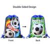 Football Backpack Soccer Ball Drawstring Gift Storage Bags Kids Sports Theme Party Favors for Guests Happy Birthday Party Supply