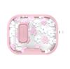 Latch Painted All-inclusive Earphone Case for AirPods Pro 3 & AirPods 4 Pro2 Cover with Switch Safety Lock+Bottom Stand Bracket