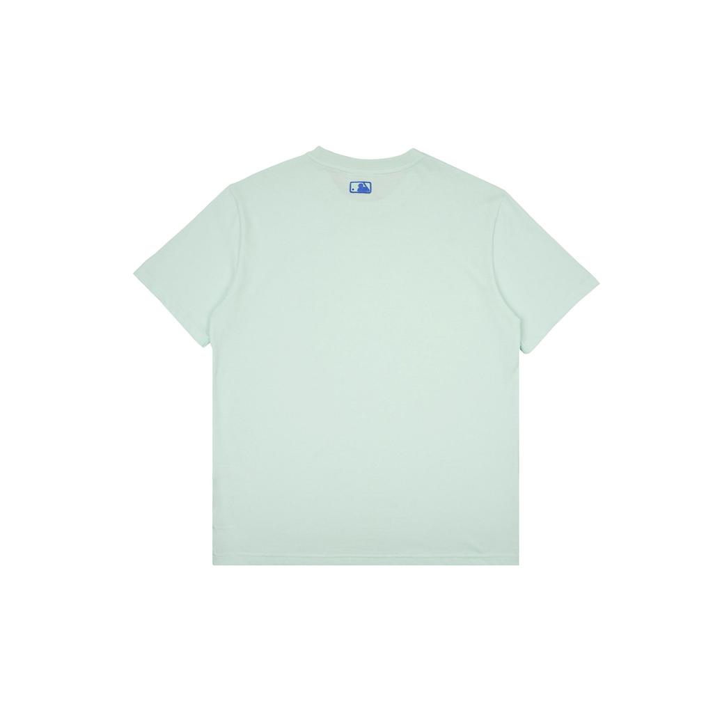 MLB Drop Shoulder Sleeve T Shirt Unisex Green 31TS11131-07T
