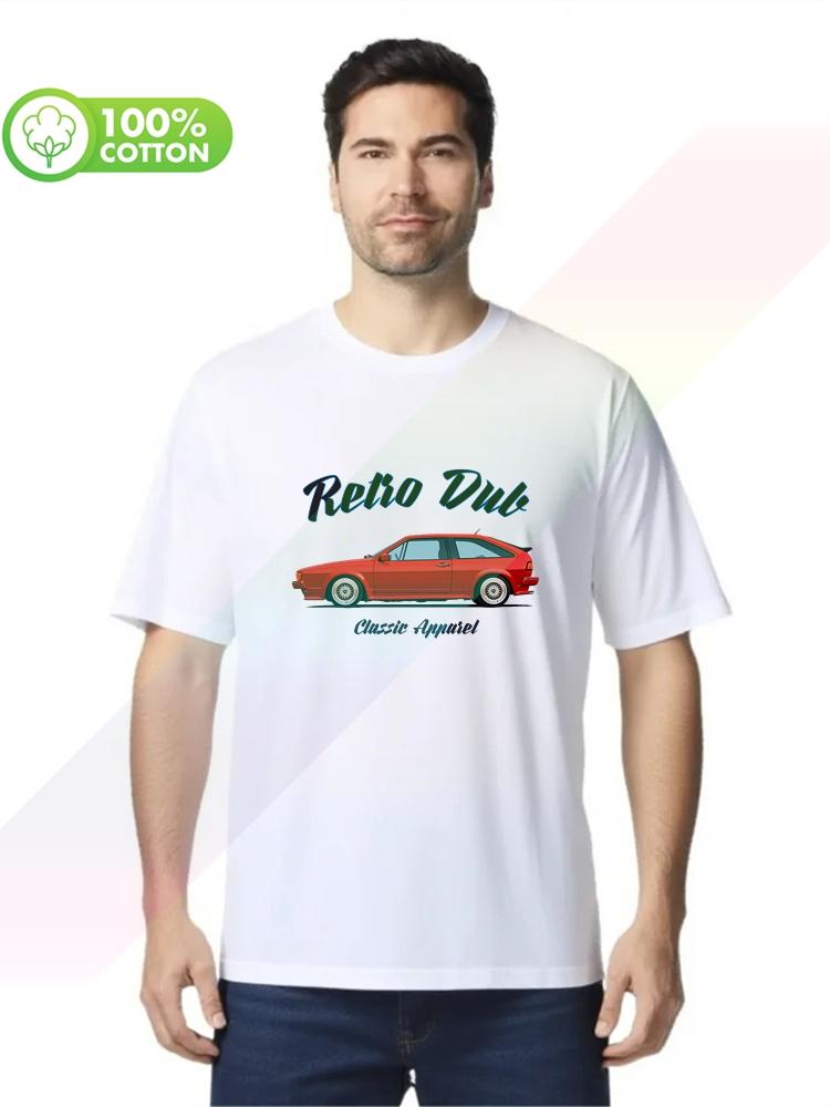 100 cotton round neck heavy weight Unisexs Tshirt GerUnisex Classic Car Fans Scirocco Mk2 TShirt Retro Dub S3XL Tops Tees