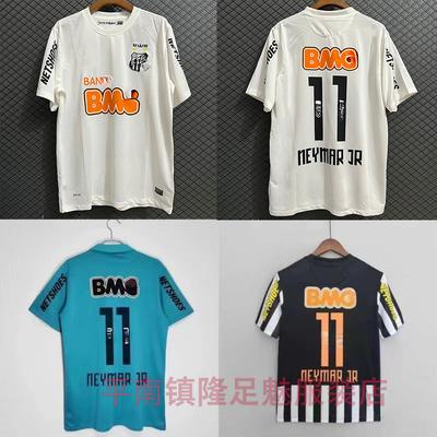 1213 Santos Jersey Home and Away No. 11 Neymar Football Jersey Retro One-piece Delivery