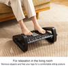 Six Heights Adjustable Foot Rest For Under Desk, Under Desk Footrest With Foot Massage Roller, Chair Footrest For Leg Rests