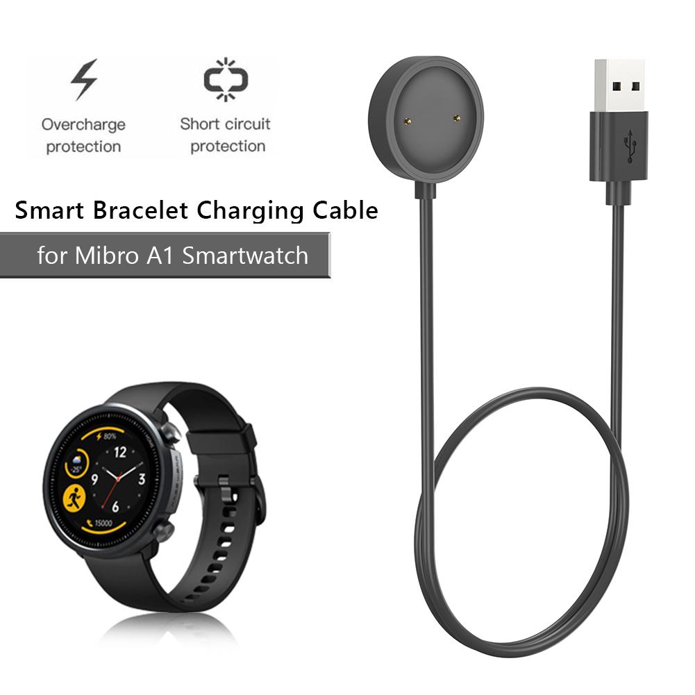 Smart Watch Charger Cord Magnetic Charging Cable Replacement Fast Charging Cable Base Accessories for Mibro A1 Smartwatch