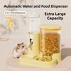 Leak-Proof Food Feeding Bowl Easy To Clean Automatic Feeder Hamster Water Dispenser  Pet Drinking