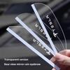 ZDFVU1 2Pcs Car Rearview Mirror Rainproof Eyebrow Visor Sticker For Tesla Model 3 Highland 2023 Model S Model X Model Y Model Y-Eur