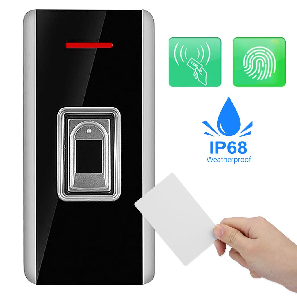 Access Control Machine Semiconductor Fingerprint IC Card 13.56MHz RFID IP68 IR Remote Control Wiegand26
