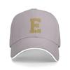 Gold Letter E  Sun Baseball Cap Summer Men Adult  Design Hip Hop Hats Dropshipping y2k Retro Hunting Camping Baseball Caps