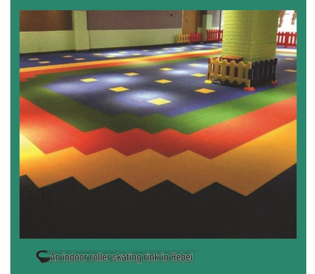 Outdoor Kindergarten Play Area and Sports Court Flooring Mat