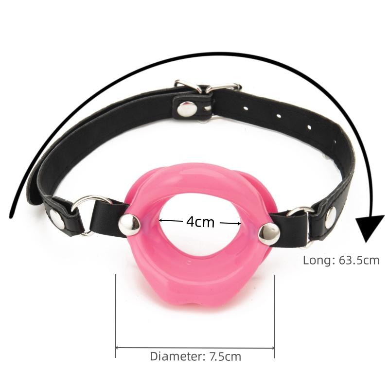 Měkký postroj Silikonový ústní roubík Pes Bone Ball Gag Otevřená ústa Gag BDSM Bondage Slave Gag Sexuální produkty SM sexuální hračky pro ženy