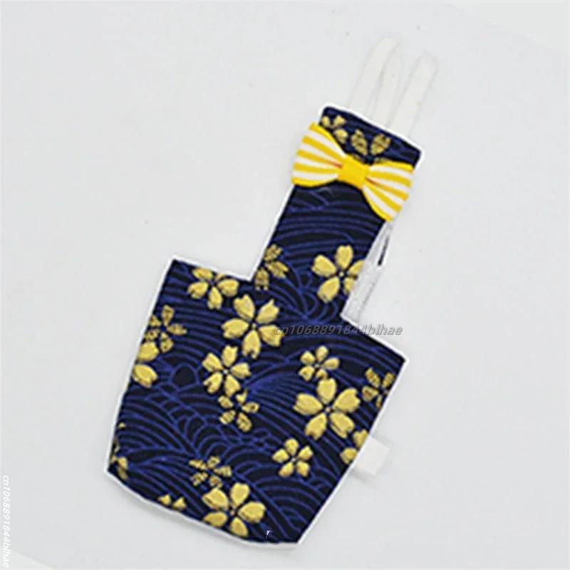 Cute Fruit Floral Washable Parrot Diaper with Bowtie for Cockatiel Pigeons Small Medium Large Pet Birds Flight Suit Clothes