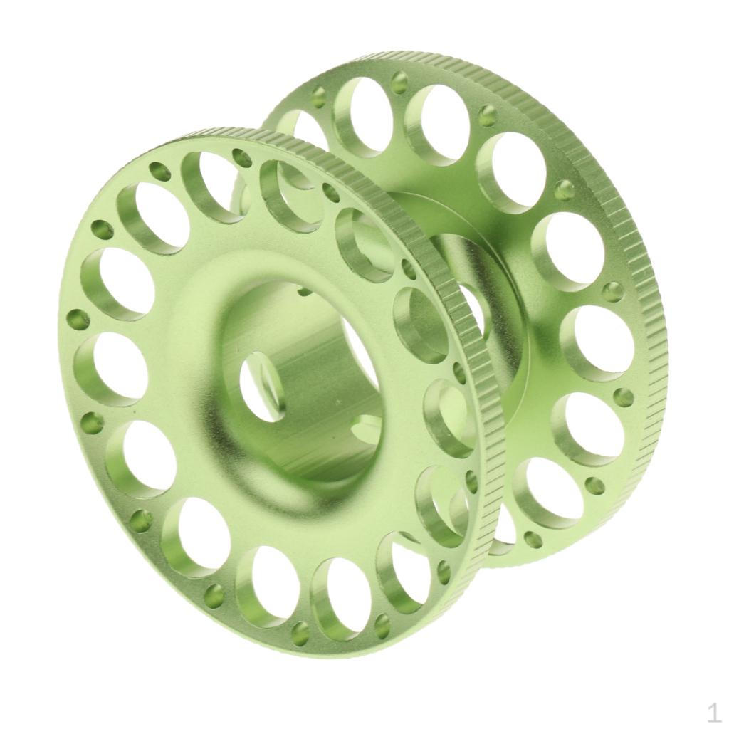 

Катушка из сплава с пальцами для подводного плавания с аквалангом подходит для лески длиной 15–30 м/00 футов зелёный