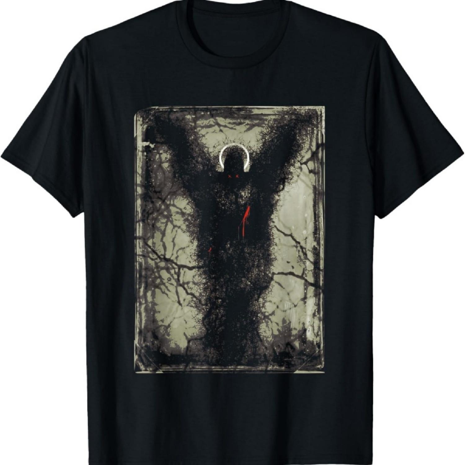 Готическая футболка «Темный ангел» S