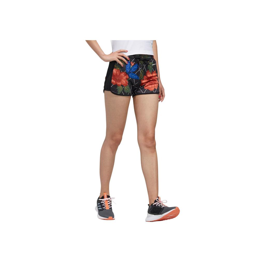 Adidas Neo Floral Sportmode Bequeme Schnürshorts Damen Shorts FJ6775