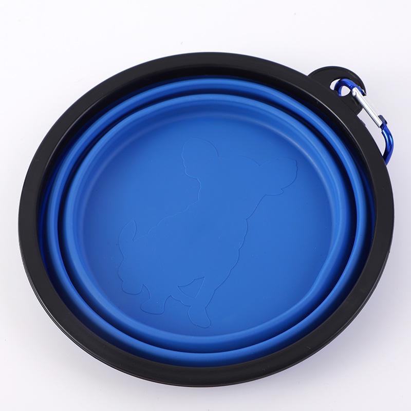Folding TPE Pet Travel Bowl - Portable Water Bowl for Dogs & Cats
