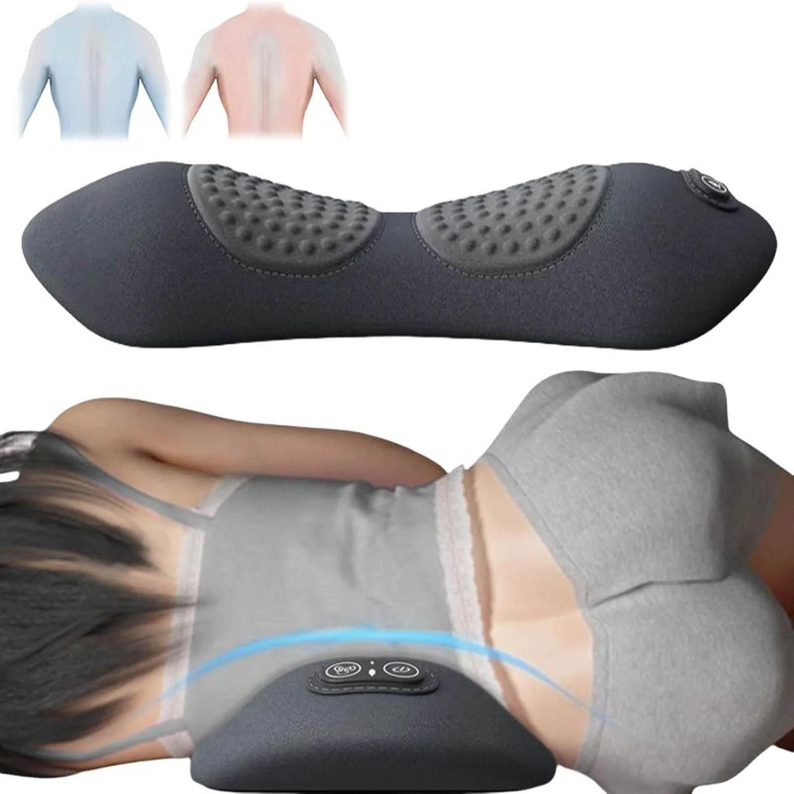 

Подушка для поясницы, Подушка для поясницы для кровати, Поддержка поясницы, Массаж поясницы, Вытяжение и подогрев One Size