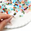 10g unregelmäßige Halo gebeizte kleine Kiesperlen Acryl lose Distanzperlen für DIY handgefertigte Armbänder Halskette Schlüsselanhänger Schmuckherstellung Zubehör