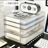 Transparent Desktop File Storage Box With Lid Document Organizer Case Desk Paper Container School Office Supplies Stationery