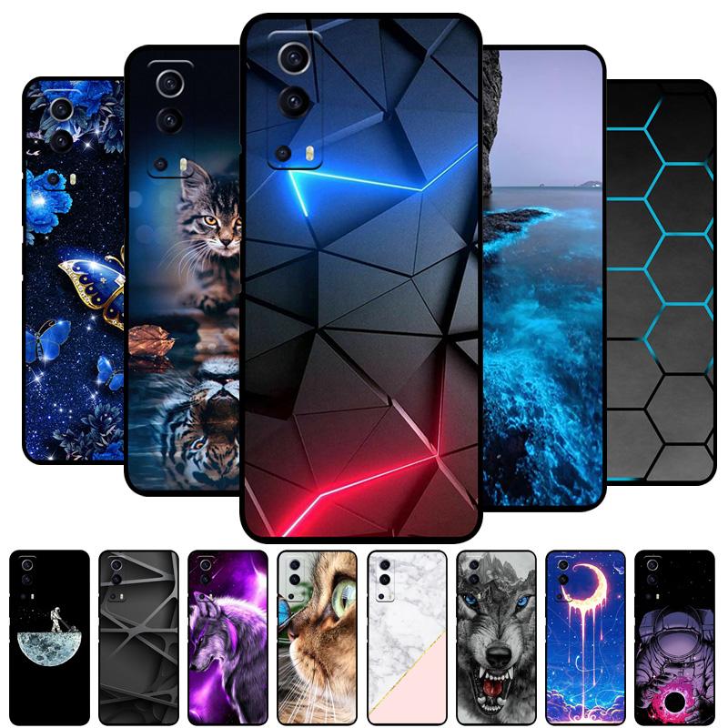 For Coque Vivo Y72 5G Case Silicon Back Cover Phone Case For Vivo Y72 5G Cases Soft Bumper Funda for Vivo Y 72 5G 6.58" Shells