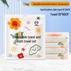 Printed Disposable Travel Towel & Face Towel Set