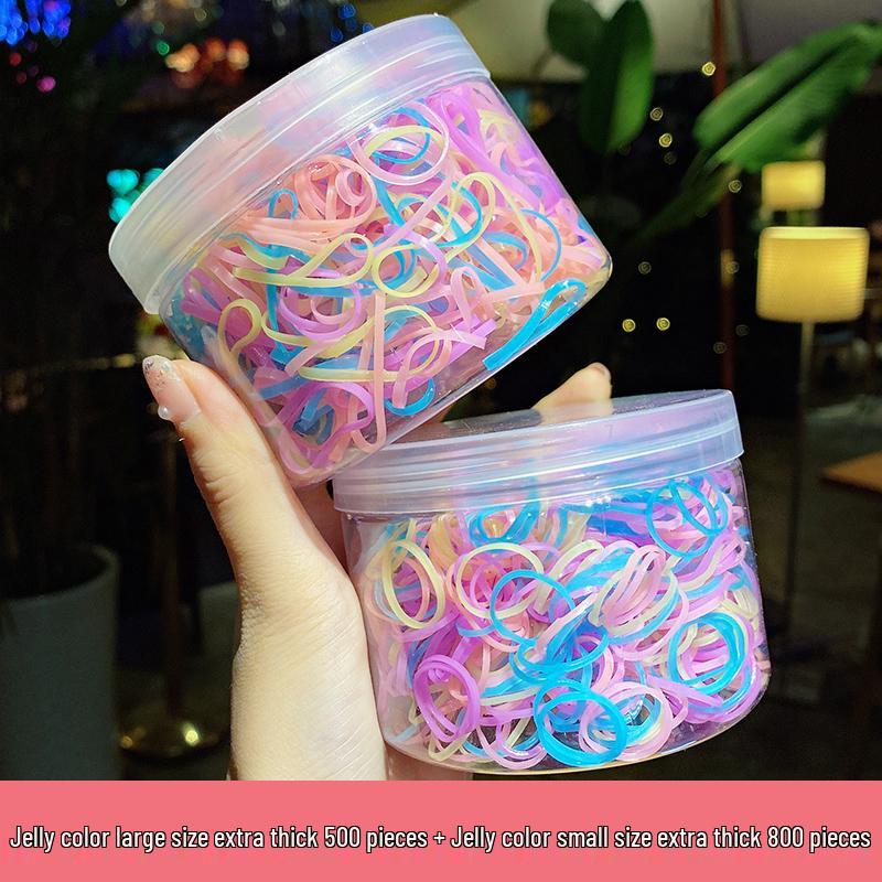 Elastic Hair Ties for Children - Small, Durable, High Elasticity Bands for Girls