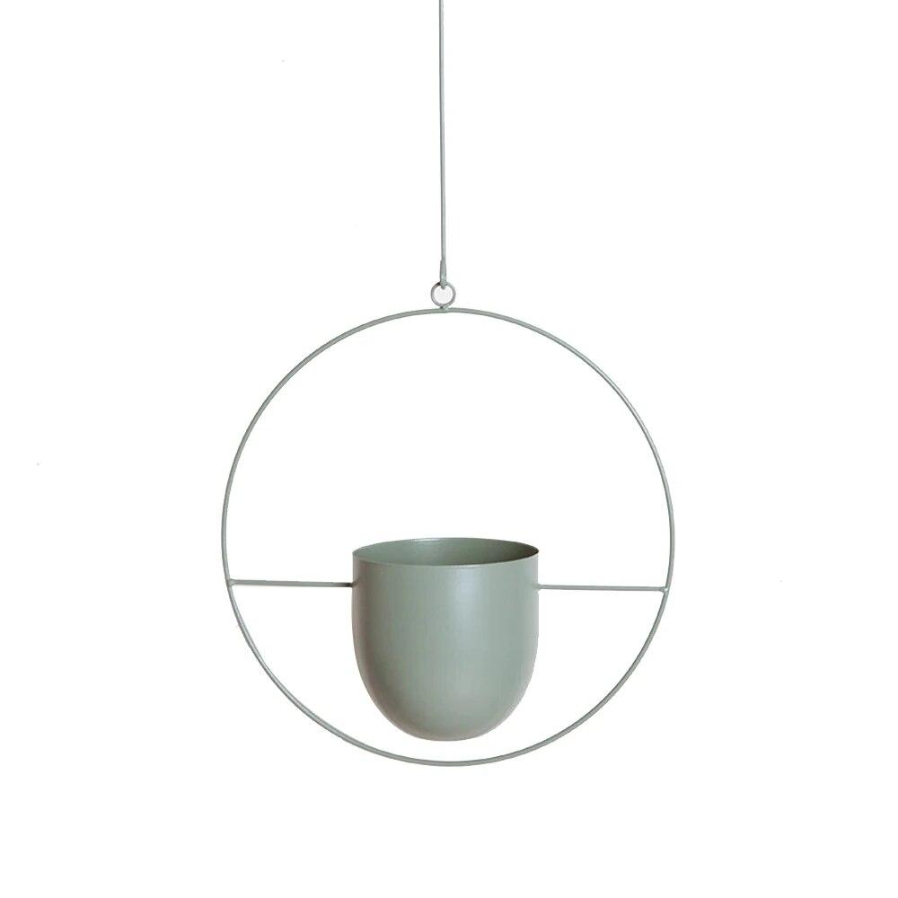 10 typ Metall Hängen Blumentopf Nordic Kette Hängen Pflanzer Korb Blume Vase Für Home Garten Balkon Dekoration