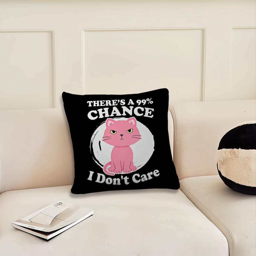 

I Probably Don t Care About The cushion cover Pillow Cover Decoration Room Home Sofa living Office Car Nordic Simplicity 12x12Inch