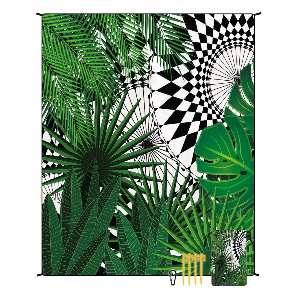 Bohemian Beach Mat Moisture-proof Mat Outdoor Seat Cushion Picnic Mat Customized Tent Camping Floor Mat 180 * 220CM 550g