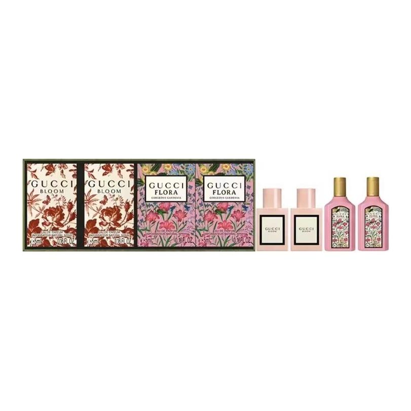 

Gucci Bloom and Gucci Flora Gorgeous Gardenia Travel Set Dreamy Gardenia 5ml*2+Floral Joy 5ml*2