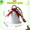 Christmas Bell Ornament Charm Pendant Iron Xmas Decor Tree Hanging for Year