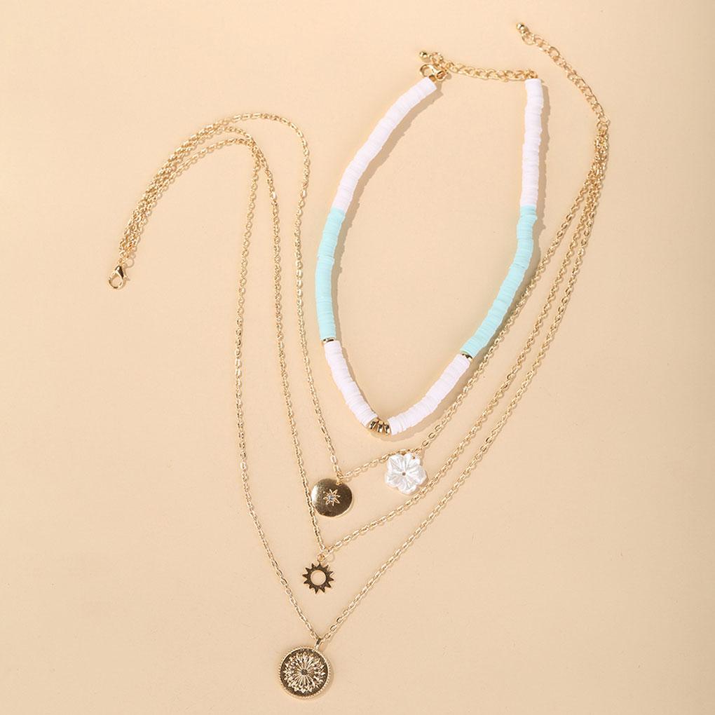 Distinct Layers Choker Necklace Classic And Fashionable Necklace For Women Pendant Necklace Retro