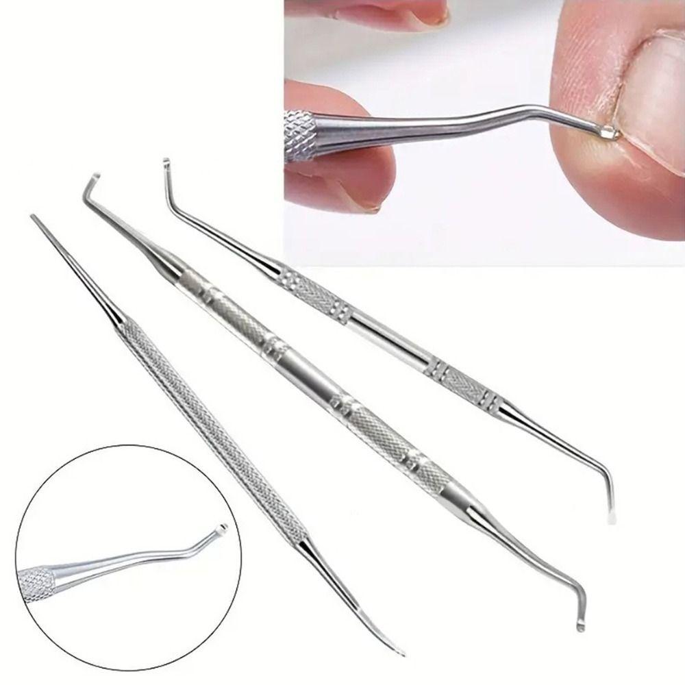 3pcs Upgraded Ingrown Toenail Tool Double Ended Design Ingrown Toenail File and Lifters Ingrown Toenail Removal Kit Professional