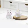 3 Peças Mini Figuras de Cachorro Desenho Animado Resina Cachorro Figuras Miniatura Filhote Estátua para Toppers de Bolo Jardim de Fadas Artesanato DIY
