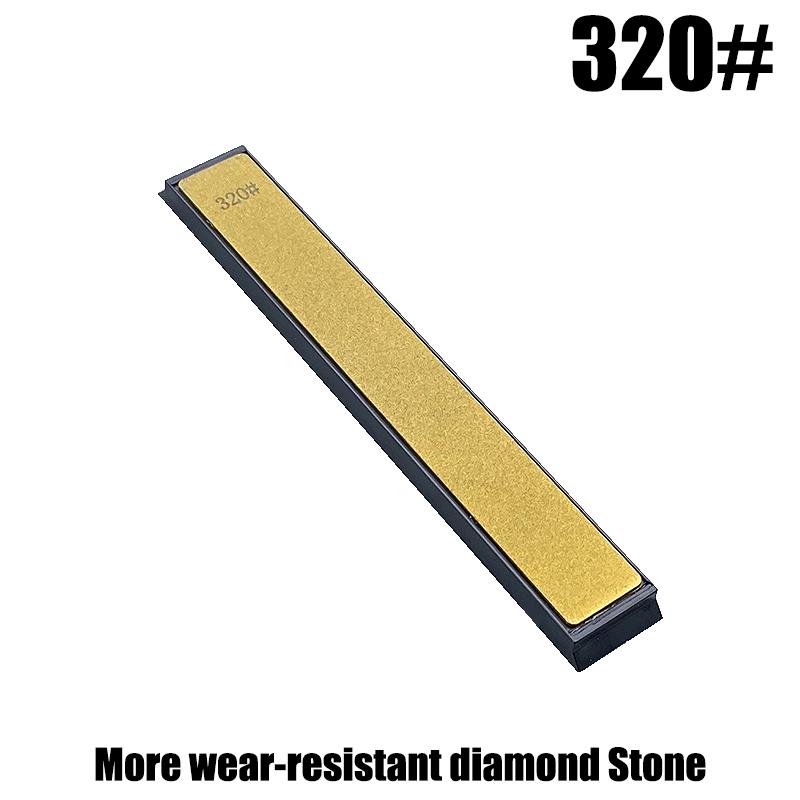 Hochwertiger Diamant-Wetzstein Messerschärfer Festwinkel-Messerschärfer Schleifstein Diamant-Wetzstein Ölstein Honen