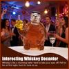 Adorable Turtle - Shaped Whiskey Decanter, Premium Glass Wine Bottle for Whiskey Lovers, Home Bar Decor & Gift (gui)