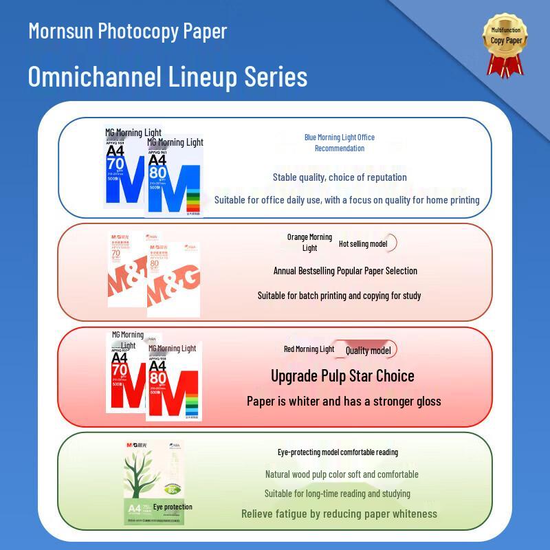 M&G A4 80gsm Copy Paper (5-Pack)