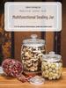Large Glass Food-Grade Storage Jar for Dried Tangerine Peel and Tea Sealed for Freshness