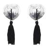 Sex Underwear Accessories Heart-shaped chest stickers Silicone bra Fringe-shaped sequins Sex cream stickers