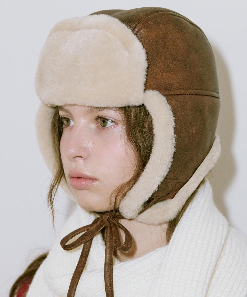 SINOON Mustang Trooper Hat (Deep Brown)