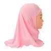 Breathable Instant Hijab Pre-Stitched Design Elastic Chin Support Girls Rhinestone Headscarf Non-Slip Fit Lightweight and Soft