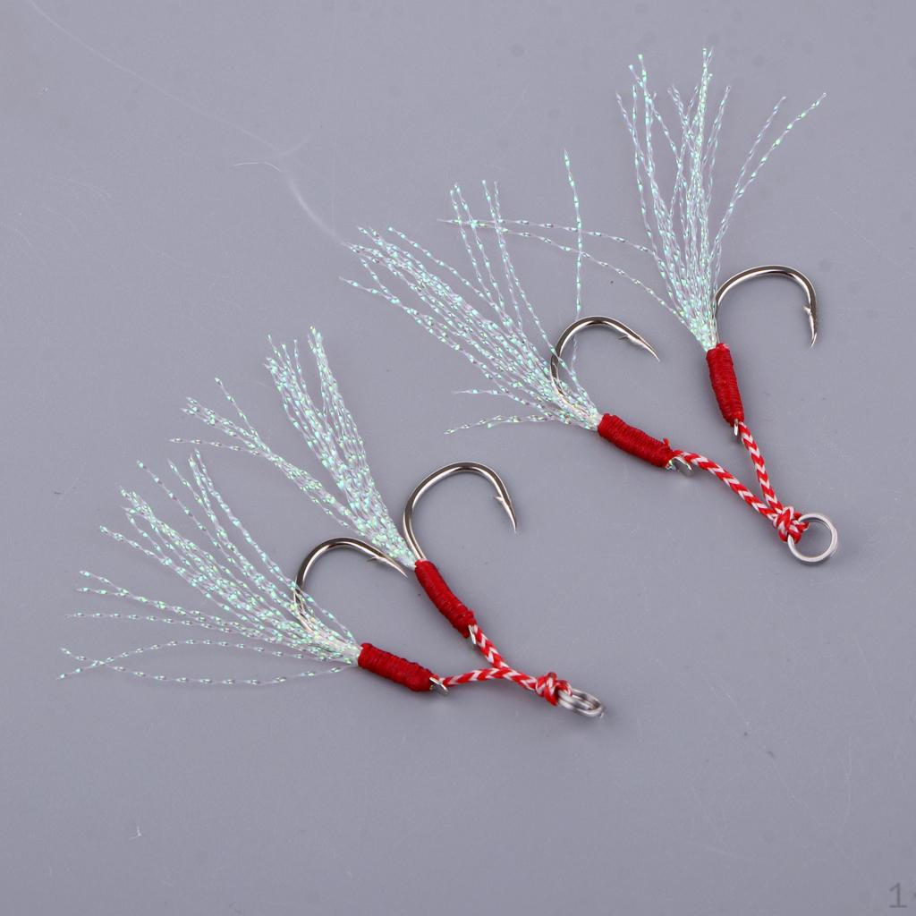 2 Pieces / Set Stainless Steel Fishing Hooks 16