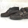 Bacou France Steel Toe Double Monk Boots 40 24.5-25.0 Brown Short Officer Work Military Safety(USED)
