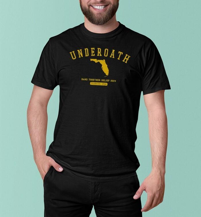 Underoath Band Together Relief 2024 Florida Shirt-Unisex T-Shirt Unisex T-Shirt XXXL