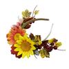 Autumn Flower Headband with Fabric Band Base, Easy Wear Hair Accessory for Harvest Gatherings, Photos, and Parties