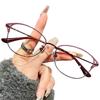 Women Elegant Cat Eye Reading Glasses Vintage Classic Ladies Far Sight Eyeglasses with Plus Diopter Men Retro HD Hyperopia