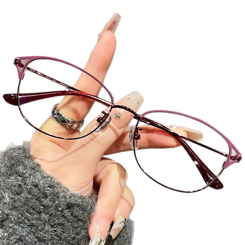 Women Elegant Cat Eye Reading Glasses Vintage Classic Ladies Far Sight Eyeglasses with Plus Diopter Men Retro HD Hyperopia