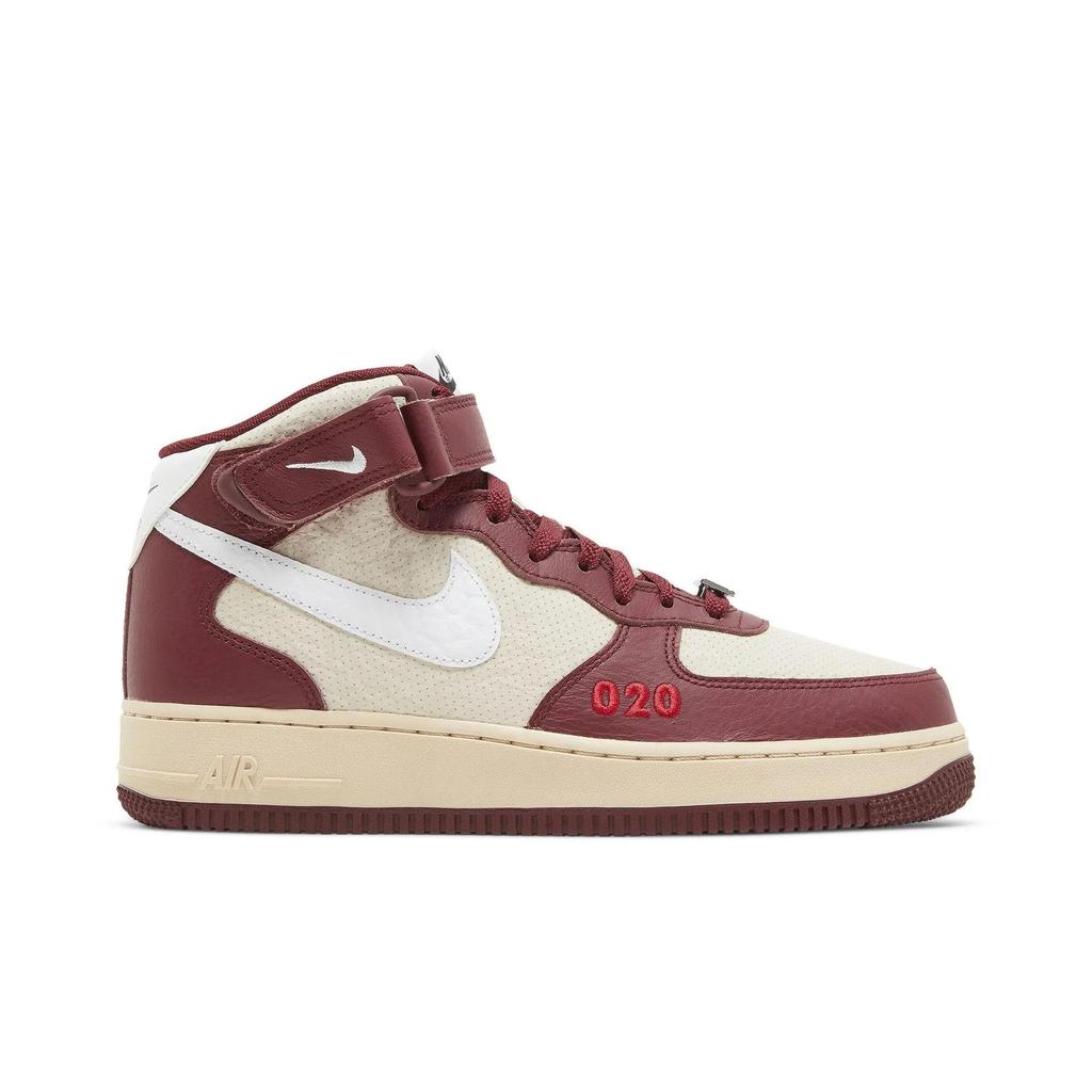 Nike Air Force 1 Mid 'City Pack - London' (Unisex) Team Red / White / Pearl White / Black Skate Shoes DO7045 600
