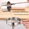 Thickened 304 Stainless Steel Funnel Set with Filter for Kitchen, Oil, and Wine - Various Sizes