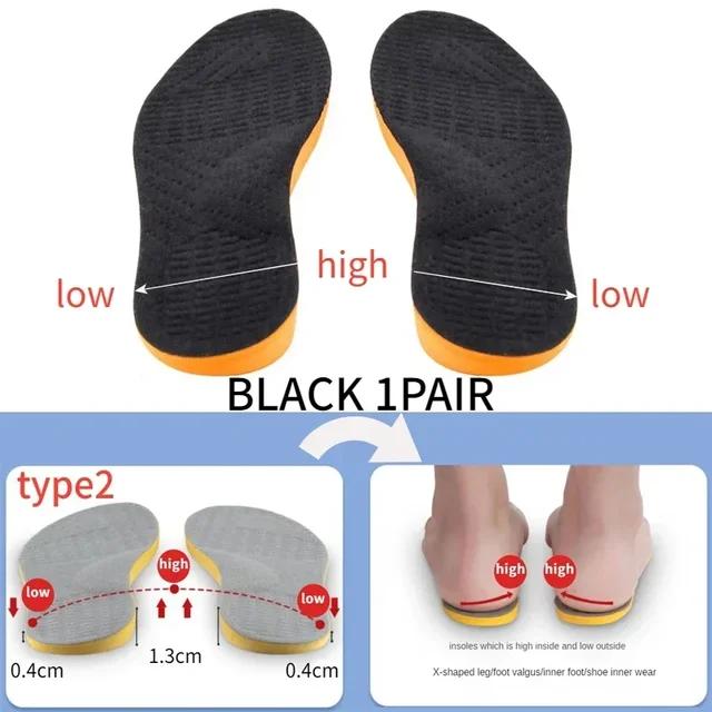2025 Orthotic Insole For Flat Feet Arch Support Orthopedic Shoes Sole Insoles For Feet Men Women O/X Leg Corrected Care Pad