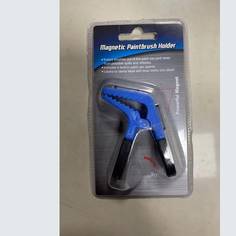 

Магнитный держатель для кистей, держатель-клипса, клипсы, держатель для кистей, открывалка для консервных банок, инструмент для плотника, маляра, строительства, DIY синий