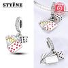 Charms Copper Creative Poker Card Dice Pendants Fit Charms Plata Original Bracelet Beads Women Jewellery Making Gifts
